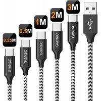 USB C Cable Nylon Braided USB Type C Cable 1M 2M 3M Fast Charging Sync Data Cable Cord for Samsung Galaxy S10 S9