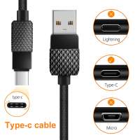 High quality 3A Fast charging cable androi-d  type c charger data cable for mobile phone tablet