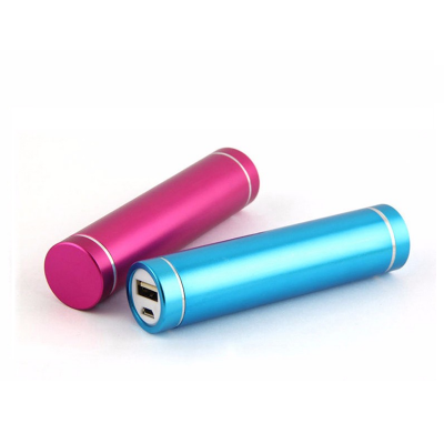 Best Quality Cylinder 2600mAh Portable Lipstick Power Bank Battery Charger